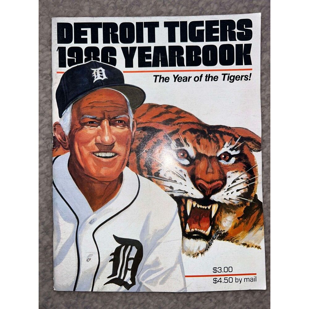 1986 DETROIT TIGERS YEARBOOK - MLB COLLECTIBLE YEARBOOK